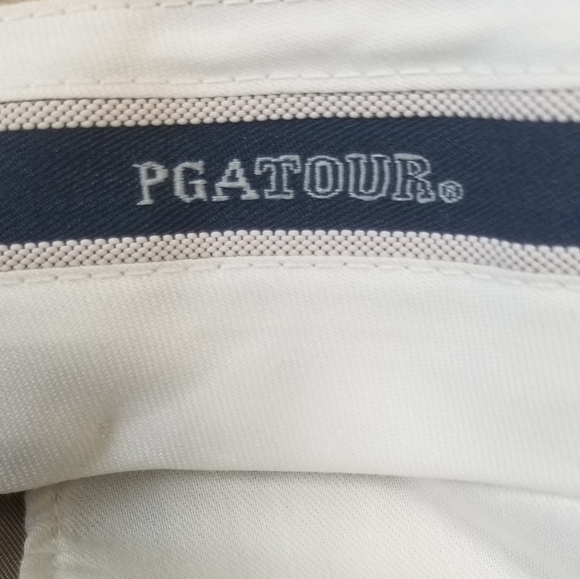 PGA Tour NWT Mens Golf Pants. Gripper Waistband Scorecard Pocket. 36"W x 32"L. - Picture 8 of 9
